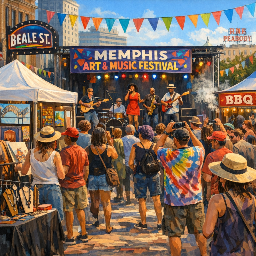 Memphis’ Vibrant Arts and Music Festivals: A Year-Round Celebration